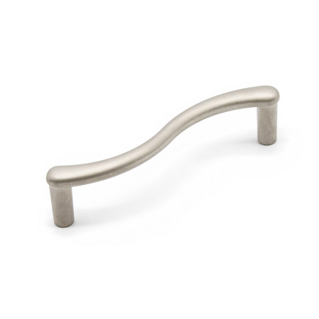 Ручка-скоба un43, Никель матовый, 96 мм, волна, Модерн, Gamet, Польша